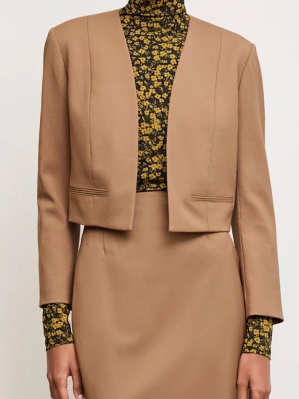MM LaFleur Neale Jacket in Camel, Size 0P